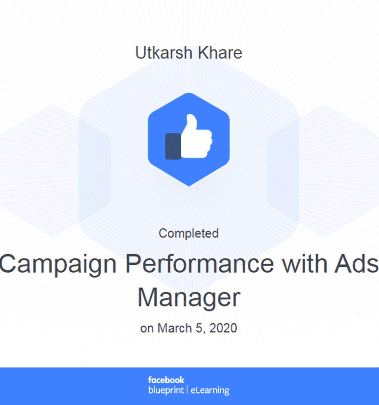 final certificates for slider